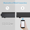 Soundbar Bluetooth-Lautsprecher, kabelgebundener und drahtloser 20-W-Heimkino-Bluetooth-Lautsprecher