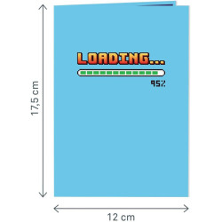 papercrush® Pop-Up Karte Gaming Controller „Level Up“ - Lustige 3D Geburtstagskarte, Geldgeschenk für Gamer (Jungs, Freund,