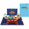papercrush® Pop-Up Karte Gaming Controller „Level Up“ - Lustige 3D Geburtstagskarte, Geldgeschenk für Gamer (Jungs, Freund,
