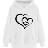 Damen Hoodie Elegant Sweatshirt mit Kapuze Fashion Motiv Kapuzenpullover Sport Pullover Frauen Langarm Oberteil Teenager Mädchen