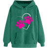 Damen Hoodie Elegant Sweatshirt mit Kapuze Fashion Motiv Kapuzenpullover Sport Pullover Frauen Langarm Oberteil Teenager Mädchen