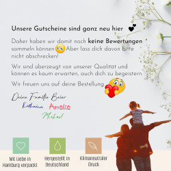 Gutscheinkarten zum Selbstausfüllen (40er Set, DIN Lang) - Blanko Geschenk Gutschein zum Ausfüllen als Vorlage für Massage,