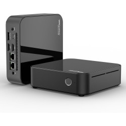 DreamQuest Mini PC mit Win 11 Pro Intel N100 (bis zu 3,4 GHz) 16 GB DDR4 512GB M.2 SSD Micro Desktop Computer mit Tpye C /4K