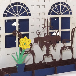 Pop Up Karte Candlelight Dinner, Geburtstagskarte & Einladungskarte ins Restaurant – als Geschenkgutschein Gastro, Gutschein