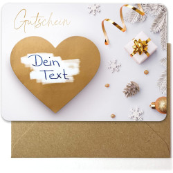 beriluDesign 6 Gutschein Rubbelkarten zum selber Beschriften für Weihnachten (6 Karten + 6 Umschläge) AI Affiliate SummarizerNew