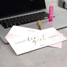 lovemynails Gutscheine 50er Set als Blankovorlage zum Ausfüllen für Nagelstudio, Friseur, Massage, Kosmetik, Gutscheinkarte,