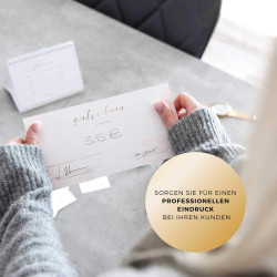 lovemynails Gutscheine 50er Set als Blankovorlage zum Ausfüllen für Nagelstudio, Friseur, Massage, Kosmetik, Gutscheinkarte,