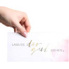 lovemynails Gutscheine 50er Set als Blankovorlage zum Ausfüllen für Nagelstudio, Friseur, Massage, Kosmetik, Gutscheinkarte,