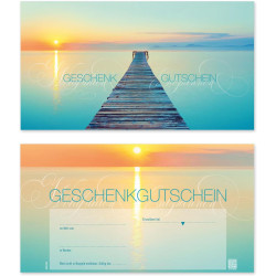 GESCHENKGUTSCHEINcom by POS-HAUER. 50 Gutscheine. Blanko zum Selberausfüllen. Für Wellness Spa Physiotherapie und andere