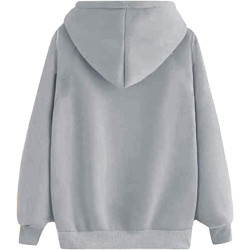 Damen Hoodie Elegant Sweatshirt mit Kapuze Fashion Kapuzenpullover Sport Pullover Frauen Bekleidung Winter Oberteile Elegante