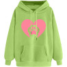 Damen Hoodie Elegant Sweatshirt mit Kapuze Fashion Kapuzenpullover Sport Pullover Frauen Bekleidung Winter Oberteile Elegante