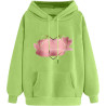Damen Hoodie Elegant Sweatshirt mit Kapuze Fashion Kapuzenpullover Sport Pullover Frauen Bekleidung Winter Oberteile Elegante