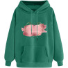 Damen Hoodie Elegant Sweatshirt mit Kapuze Fashion Kapuzenpullover Sport Pullover Frauen Bekleidung Winter Oberteile Elegante