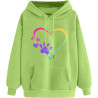 Damen Hoodie Elegant Sweatshirt mit Kapuze Fashion Kapuzenpullover Sport Pullover Frauen Bekleidung Winter Oberteile Elegante