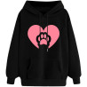 Damen Hoodie Elegant Sweatshirt mit Kapuze Fashion Kapuzenpullover Sport Pullover Frauen Bekleidung Winter Oberteile Elegante