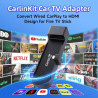 CarlinKit Auto-TV-Mate nur für Autos mit werkseitig verkabelter CarPlay-Funktion, kompatibel mit Fire TV-Sticks – nahtloses