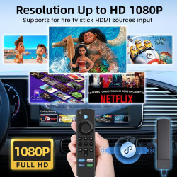 CarlinKit Auto-TV-Mate nur für Autos mit werkseitig verkabelter CarPlay-Funktion, kompatibel mit Fire TV-Sticks – nahtloses