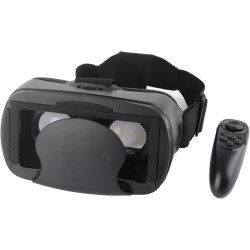 VRG Pro 3D VR Headset, Blaulicht Augenschutz 3D VR Virtual Reality Brille mit Fernbedienung für Handy