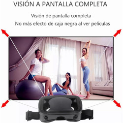 VRG Pro 3D VR Headset, Blaulicht Augenschutz 3D VR Virtual Reality Brille mit Fernbedienung für Handy