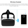 VR Headset für 5,5 Bis 7,2 Zoll Telefon, Virtual Reality 3D -Brille VR -Brille in Bluetooth -Kopfhörern mit Blauen