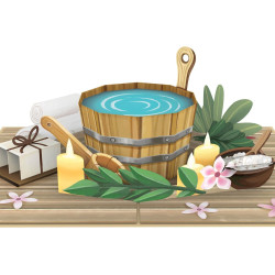 papercrush® Pop Up Karte Sauna - 3D Gutscheinkarte für Paare für Saunabesuch & Spa, Wellnessgutschein, Wohlfühlgeschenk für
