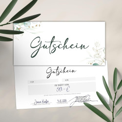 40 Zauberhafte Blanko Gutscheine zum selber Ausfüllen für Nagelstudio Friseur Kosmetik Massage Wellness Fußpflege Beauty