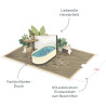 papercrush® Pop-Up Karte Wellness Gutschein - 3D Gutscheinkarte zum Geburtstag (Sauna & Spa) - Wellnessgutschein für Massage &