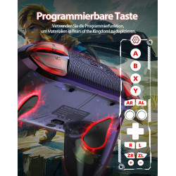 Switch Controller, Game Controller, Switch Pro Gamepad, 4 Vibrationsmodi, 3 Turbo-Modi, kompatibel