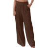HXRYPG Leinenhose Damen Baggy Sommerhose Leicht Musselin Schlupfhose Baumwolle Leinen Hose High Waist Freizeithose Elegant