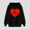 Hoodie für Damen Elegant Sweatshirt mit Kapuze Fashion Motiv Kapuzenpullover Sport Pullover Frauen Langarm Oberteil Teenager
