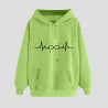 Hoodie für Damen Elegant Sweatshirt mit Kapuze Fashion Motiv Kapuzenpullover Sport Pullover Frauen Langarm Oberteil Teenager