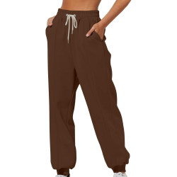 Jogginghose Damen Sporthose Einfarbige Hosen Baggy Laufhose Trainingshose Fitness Sweathose Teenager Mädchen Freizeithose mit