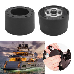 Marine-Lenkrad, Bootslenkrad, 6-Loch-Nabenadapter, 3/4 Zoll Keilnut, Metall, Starke Struktur, Marine-Nabenadapter für Grant