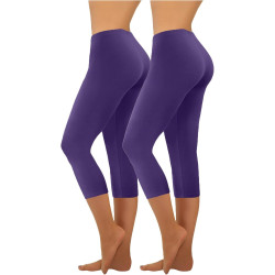 HXRYPG 2er Pack Leggings Damen Elastisch Yogahose Lange Sportleggings Blickdicht Frauen Sporthose Yoga Hosen Scrunch Teenager