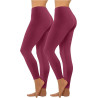 HXRYPG 2er Pack Leggings Damen Elastisch Yogahose Lange Sportleggings Blickdicht Frauen Sporthose Yoga Hosen Scrunch Teenager