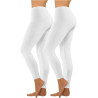 HXRYPG 2er Pack Leggings Damen Elastisch Yogahose Lange Sportleggings Blickdicht Frauen Sporthose Yoga Hosen Scrunch Teenager
