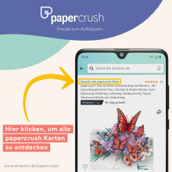 papercrush® Pop-Up Karte Rock & Roll Konzert - 3D Geburtstagskarte für Konzertbesuch oder Festival für Freund & Mann - Gutschein