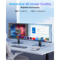 NiPoGi Essenx E2 Mini PC W-11 Pro, Ιntel Alder Lake-N97(bis zu 3,6 GHz), 16 GB DDR4 512 GB M.2 SSD Mini Desktop Computer,