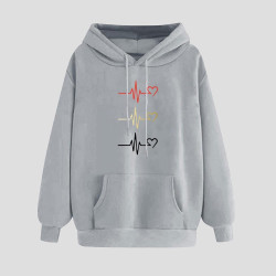 Hoodie für Damen Elegant Sweatshirt mit Kapuze Fashion Kapuzenpullover Sport Pullover Frauen Hoody Langarm Oberteil Teenager