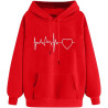 Hoodie für Damen Elegant Sweatshirt mit Kapuze Fashion Kapuzenpullover Sport Pullover Frauen Hoody Langarm Oberteil Teenager