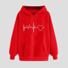 Hoodie für Damen Elegant Sweatshirt mit Kapuze Fashion Kapuzenpullover Sport Pullover Frauen Hoody Langarm Oberteil Teenager