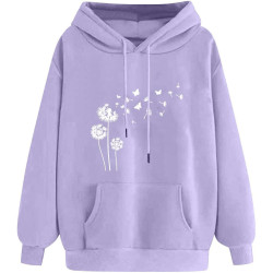 Hoodie für Damen Elegant Sweatshirt mit Kapuze Fashion Kapuzenpullover Sport Pullover Frauen Hoody Langarm Oberteil Teenager
