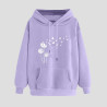 Hoodie für Damen Elegant Sweatshirt mit Kapuze Fashion Kapuzenpullover Sport Pullover Frauen Hoody Langarm Oberteil Teenager