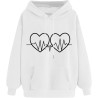 Hoodie für Damen Elegant Sweatshirt mit Kapuze Fashion Kapuzenpullover Sport Pullover Frauen Hoody Langarm Oberteil Teenager
