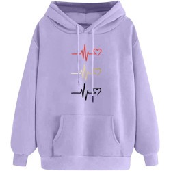 Hoodie für Damen Elegant Sweatshirt mit Kapuze Fashion Kapuzenpullover Sport Pullover Frauen Hoody Langarm Oberteil Teenager