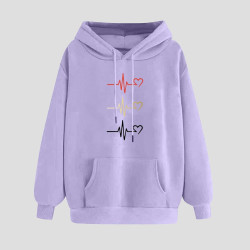 Hoodie für Damen Elegant Sweatshirt mit Kapuze Fashion Kapuzenpullover Sport Pullover Frauen Hoody Langarm Oberteil Teenager