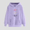 Hoodie für Damen Elegant Sweatshirt mit Kapuze Fashion Kapuzenpullover Sport Pullover Frauen Hoody Langarm Oberteil Teenager