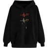 Hoodie für Damen Elegant Sweatshirt mit Kapuze Fashion Kapuzenpullover Sport Pullover Frauen Hoody Langarm Oberteil Teenager