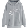 Hoodie für Damen Elegant Sweatshirt mit Kapuze Fashion Kapuzenpullover Sport Pullover Frauen Hoody Langarm Oberteil Teenager