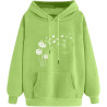Hoodie für Damen Elegant Sweatshirt mit Kapuze Fashion Kapuzenpullover Sport Pullover Frauen Hoody Langarm Oberteil Teenager